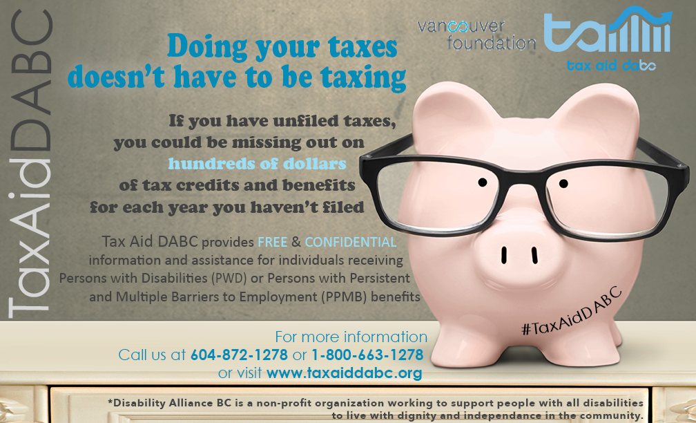 Tax AID DABC poster