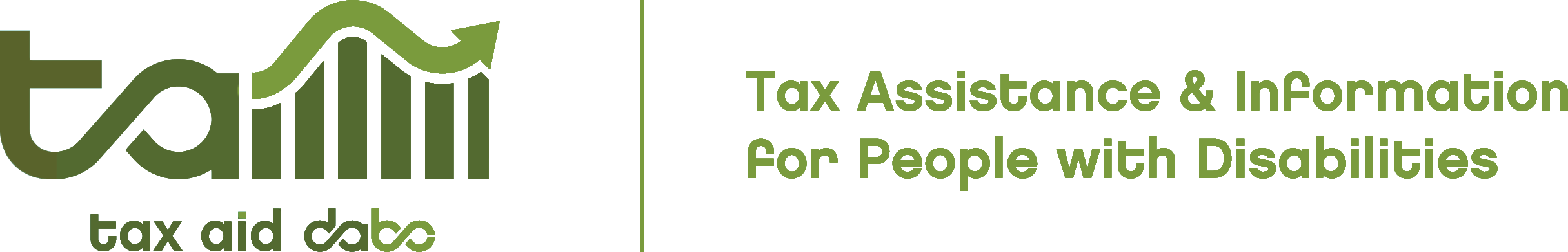 Tax AID logo - green